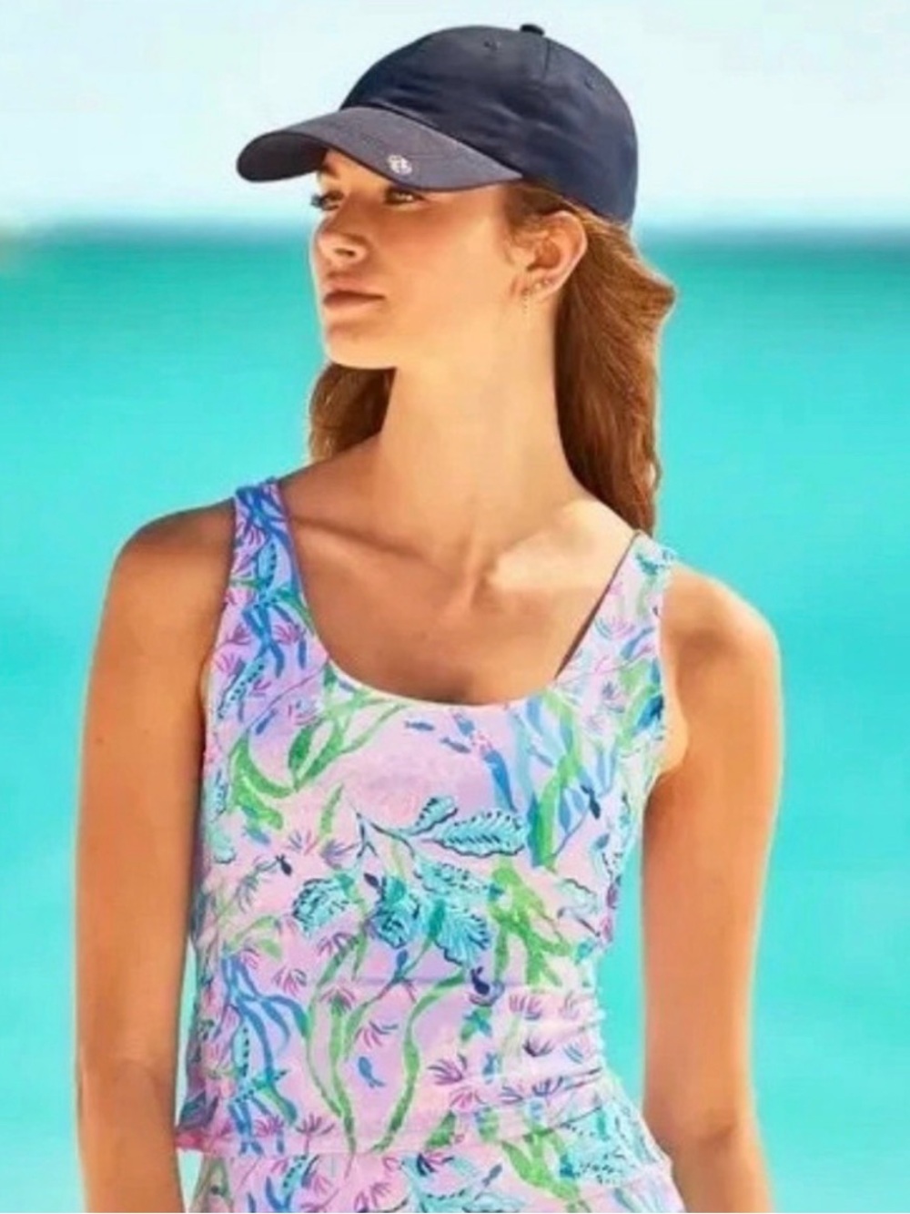 Lilly Pulitzer UPF 50+ Luxletic Ari Reversible Active Tank